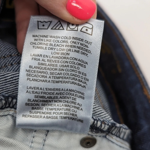 Lee Vintage Modern High Rise Flare Jeans Women’s Size 27 Dark Wash Denim - Picture 10 of 12